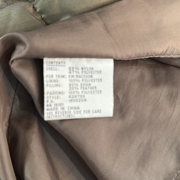 1 Madison Olive green down puffer jacket long warm winter outerwear - Picture 12 of 16